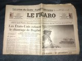 ZIARUL LE FIGARO 21 OCTOMBRIE 1990