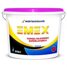 Vopsea Lavabila Siliconica Interior &ldquo;Emex&rdquo; - Crem Pastel - Bid. 15 L