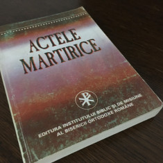 Actele Martirice- Institutul Biblic 1997, reeditarea vol.11 Seria PSB din 1982