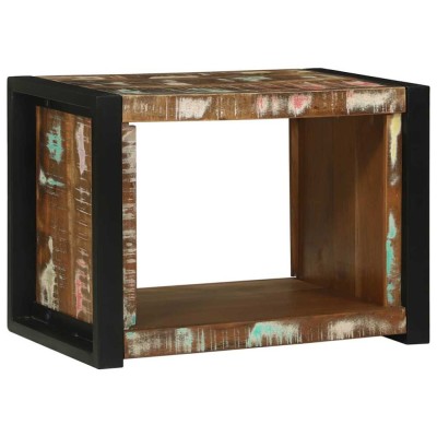 vidaXL Cub de Perete cu raft Maro 55 x 35 x 40 cm Lemn masiv recuperat foto