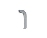 Ornament bara protectie, spoiler Mitsubishi Pajero (V80/V90), 2015-, montare fata, dreapta, cromat, RapidAuto