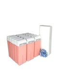 Cumpara ieftin Set Epilare Ceară Roz cu Titaniu &ndash; Piele Sensibila, 12 Cartuse, Total Pro Beauty
