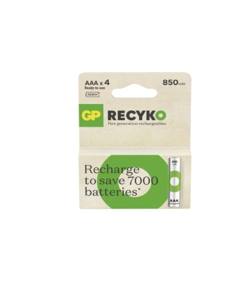 Set 4 baterii reincarcabile AAA / R03 Ni-MH GP ReCyko 850mAh foto