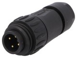 Mufă Circulară pe Cablu 4 PIN cu Șurub