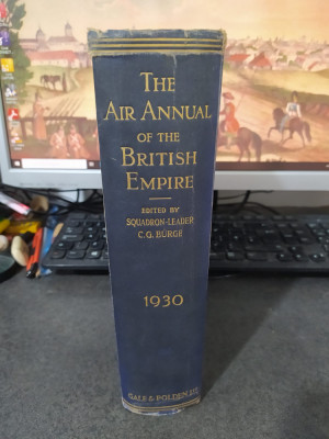 The Air Annual of the British Empire 1930, Aviație, gravuri, hărți, 048 foto