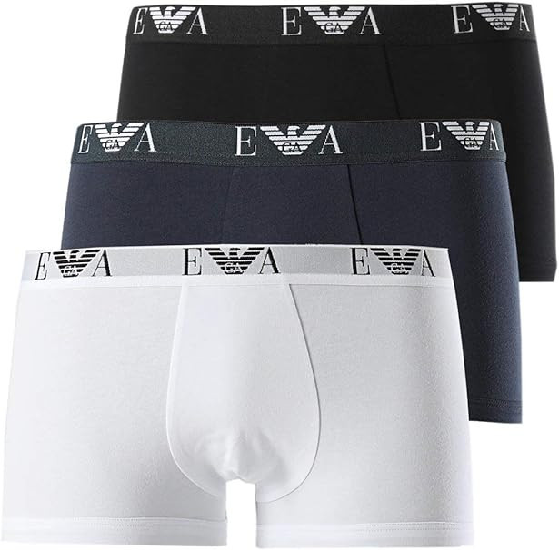 Set 3 boxeri Emporio Armani pentru barbati, Marimea M - OUTLET