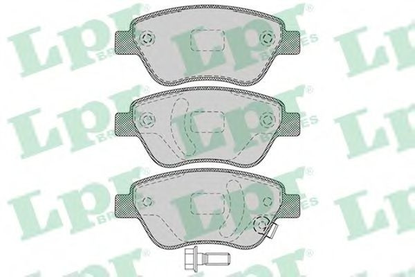 Set placute frana,frana disc OPEL CORSA D (2006 - 2016) LPR 05P1247