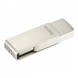 Memorie USB Hama Rotate Pro, USB 3.0, 64 GB, 70 MB/s, Argintiu