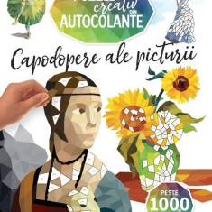 Capodopere ale picturii. Puzzle creativ din autocolante - Paperback brosat - *** - Litera