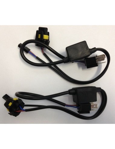 Set cablaje cu relee individuale pentru instalatie H4 Bixenon