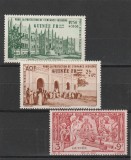 Guinea Franceza , Colonii franceze 1942 - Omnibuse , Ajutorul pentru copii , serie 3 valori, dantelate , MNH , Mi.186-188, Militar, Nestampilat
