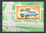 Umm Al Qiwain.1972 Automobile-Bl. GY.62
