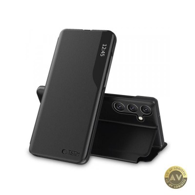 Husa pentru Samsung Galaxy A16 5G A166 / A16 4G A165 Tech-Protect Smart View Neagra foto