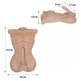 Masturbator Barbat cu Penis Mistress "Ricky Masturbator" 51 cm - Natural