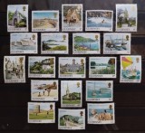 BC514, Guernsey, lot 26 timbre peisaje, turism, corabii etc (3 poze)