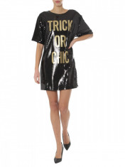 Rochie MOSCHINO TRICK OR CHIC DRESS 04140546 1555 Negru foto