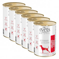 4Vets Natural Veterinary Exclusive KIDNEY SUPPORT 6 x 400 g foto