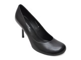 Pantofi eleganti EPICA PREMIUM negri, 26169, din piele naturala