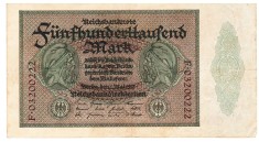Germania 500 000 500000 Mark Marci 1923 P-88b Seria 03200222