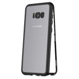 Husa metalica Samsung Galaxy S8 Total Protect GloMax, spate sticla, folie