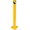 Stalp de siguranta, delimitare, avertizare, Vivatechnix Otel, Galben / Negru, Inaltime 122 cm