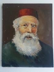 Tablou vechi - Portretul unui evreu - EXCEPTIONAL (102) foto