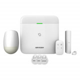 Kit sistem de alarma AX PRO Wireless, LAN + Wi-Fi + 3G/4G + RFID - HIKVISION DS-PWA96-KIT-WE, Cu fir