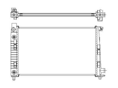 Radiator racire motor Mercedes Clasa A (W168), Vaneo (414)