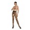 Ciorapi Elastici Crotchless ECO Collection, Negru, S-L