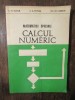 Matematici speciale: Calcul numeric - C.M. Bucur, C.A. Popeea, Gh. Gh. Simion