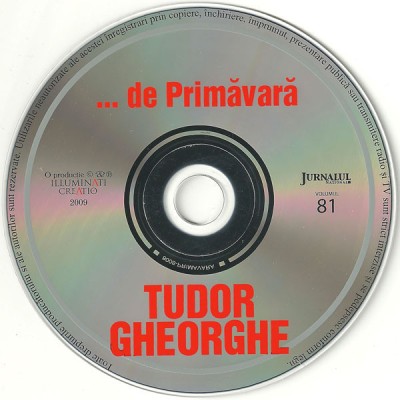 CD Tudor Gheorghe &amp;ndash; ... De Primăvară foto