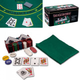 Set Poker plastic + metal + textil, China