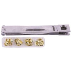 Set pentru reparat si aplicat capse (ochiuri) Strend Pro GK-299, 12 buc, 10 mm