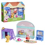 PEPPA PIG SET DE JOACA DORMITORUL LUI PEPPA CU FIGURINE SI SI ACCESORII