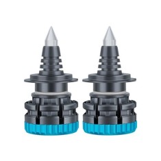 Set 2 leduri H7 Quart 25.000 Lm Canbus 360 grade pentru far cu lupa, putere 110W/set, 12V-24V