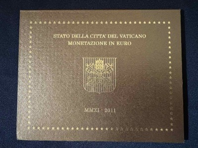 Vatican 2011 - set complet de la 1 cent la 2 euro BU foto