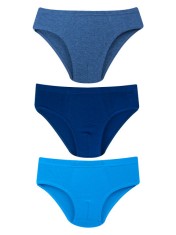 Set de trei chilotei uni pentru baieti (Marime Disponibila: 9 ani)