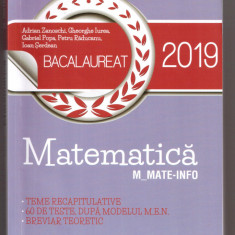 bacalaureat 2019 matematica mate-info de a. zanoschi, gh. iurea