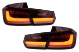 Stopuri LED BAR BMW Seria 3 F30 (2011-2019) Rosu Clar cu Semnal Dinamic Secvential Performance AutoTuning, KITT