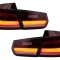 Stopuri LED BAR BMW Seria 3 F30 (2011-2019) Rosu Clar cu Semnal Dinamic Secvential Performance AutoTuning
