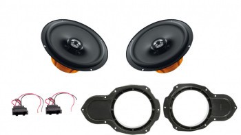 Kit audio VW Passat B6 fata Hertz Dieci DCX 165.3, boxe, inele , mufe adaptoare foto