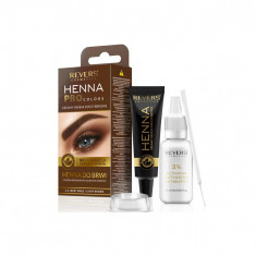 Vopsea de sprancene Henna Pro Colors, Revers, Maro Deschis, 2.0, 15ml foto