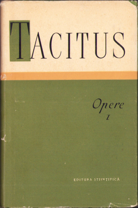 HST C2754 Tacitus Opere volumul I 1958