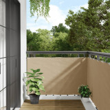 VidaXL Prelată pentru balcon, material textil oxford, 90x400 cm, bej