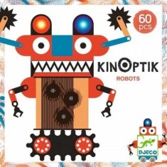 Djeco Kinoptik - Roboti - Joc Educativ si interactiv pentru copii