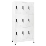 Cumpara ieftin Fiset, alb, 90x45x180 cm, otel