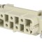 Conector HDC Inserturi Contact Mamă 6P+PE