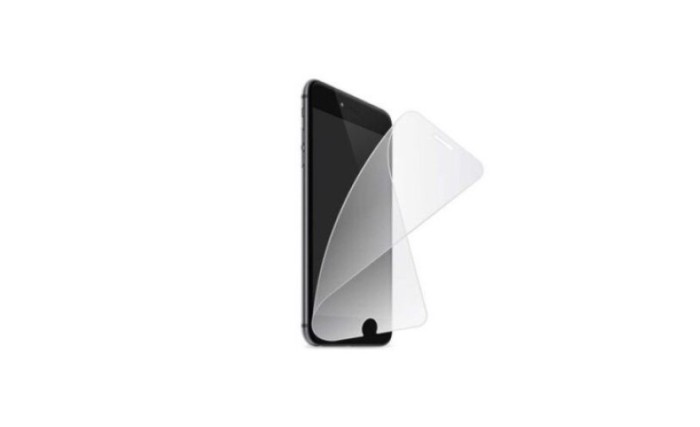 Folie siliconata, aplicare ecran, pentru iPhone 6/7, bulk, Transparenta
