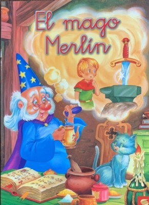 El mago Merlin (Merlin vrajitorul -carte in limba spaniola) foto