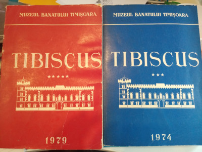 Tibiscus. Volumul 3 și 5. Muzeul Banatului Timișoara. 1974 și 1979 foto